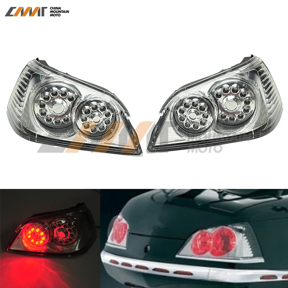 

motorcycle Trunk Tail Light Brake Turn Signals With LED case for Honda GoldWing GL1800 2006-2011