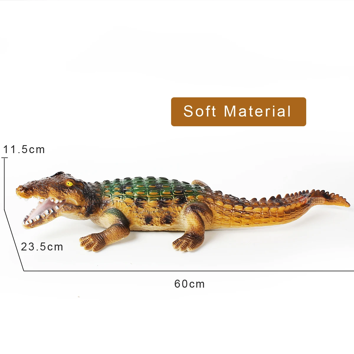 Внешнее моделирование торговли модель морского животного супер мягкие десны крокодил найти игрушка мальчик детский подарок