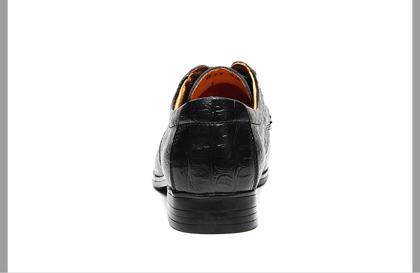 Reetene бренд высокое качество Обувь крокодил Для мужчин, мужская обувь из натуральной кожи туфли-оксфорды для мужчин, Туфли под платье Для