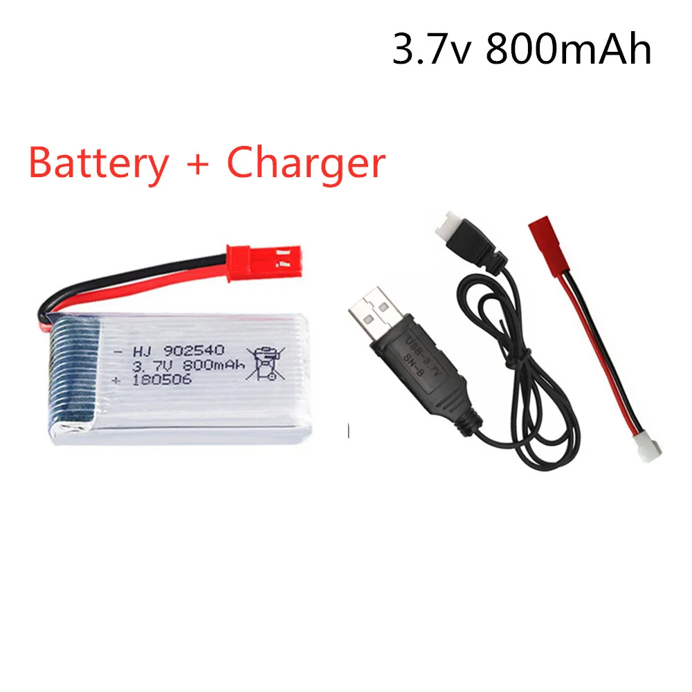 

3.7V 800mAh Lipo Battery 902540 for Syma X5 X5C X5S X5SC X5HW X5HC X5SW M68 X300 X400 X500 X800 HJ819 With USB charger