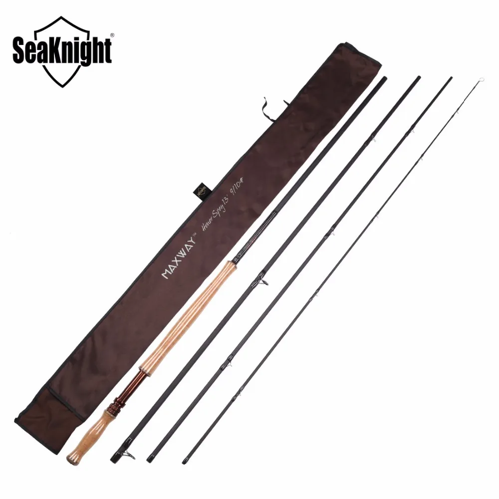 SeaKnight MAXWAY Fly Rod Honor Spey 9/10 #3 9 M Удочка быстрого действия кольца FUJI 4 секции углеродная