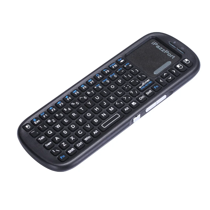 IPazzPort KP-810-19s 2,4 ГГц Мини Беспроводная клавиатура Air mouse с тачпадом для Android tv BOX/Mini PC/Raspberry Pi3/ноутбука