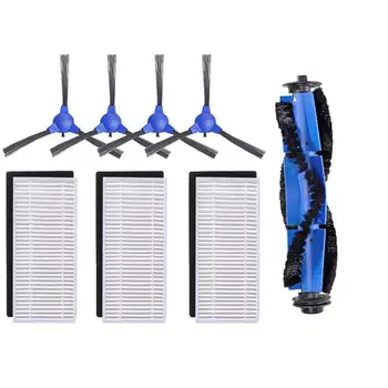 

4 Side Brush + 3 Filter + 1 Main Brush Kit for Eufy 11S RoboVac 30 Eufy 30C 15C Vacuum Cleaner