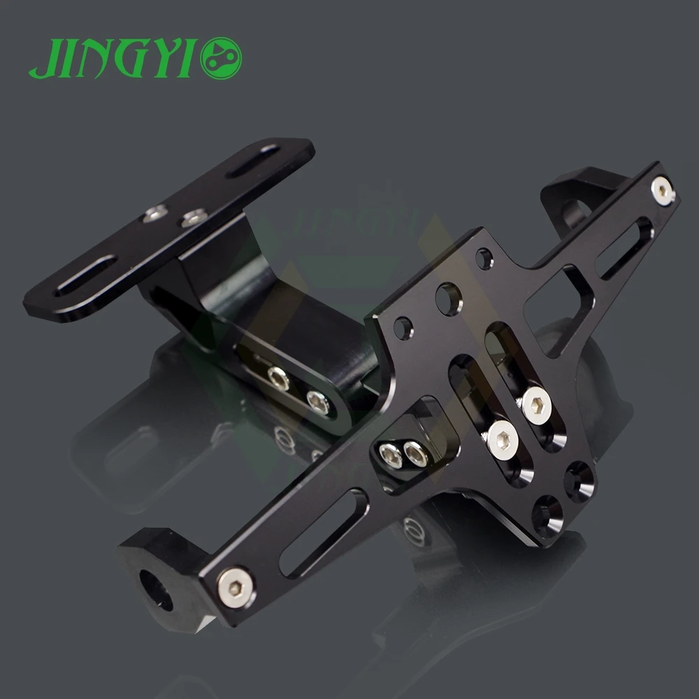 

#W40 Motorcycle license plate number holder FOR FZ6 CB1000R HONDA PCX HONDA MSX 125 XMAX 250 PORTA PLACA HONDA FORZA 125