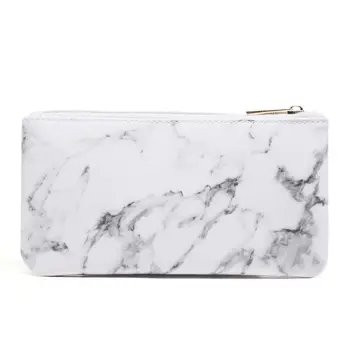 

Cosmetic Travel Fashion Women Girls Toiletry Case High 2019 Makeup Bag Pouch Zipper Storage Bags Marble Pattern Portable Brushes