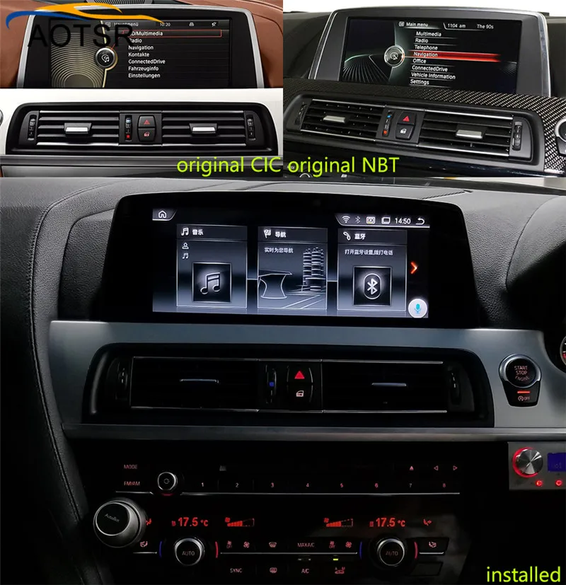 Top Android 8.1 car radio dvd player for BMW 6 Series(F06/F12/F13) 2011-2018 GPS Navigation Car Auto Radio stereo Video BT Head Unit 2