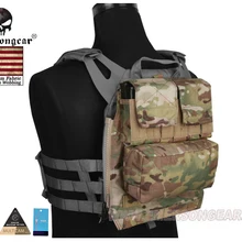 Emerson задняя упаковка на молнии панель для AVS JPC2.0 CPC тактический жилет аксессуар пакет EM9286 мультикам черный коричневый