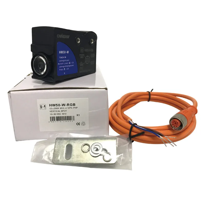 

HW50-W-RGB CNHENW Intelligent three-color light source color mark sensor For packaging machinery