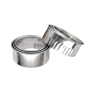 

Stainless Steel Round Dumplings Wrappers Molds Set Cutter Maker Tools Round Cookie Pastry Wrapper Dough Cutting Tool