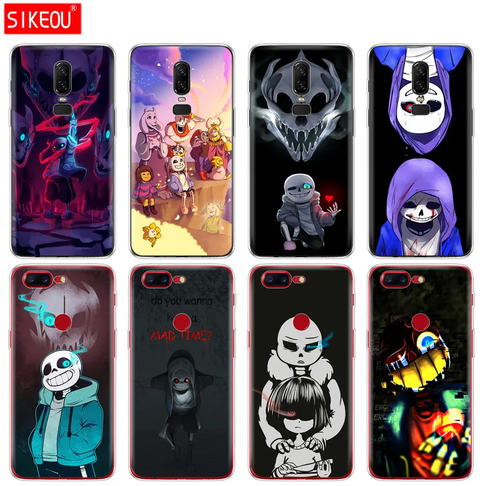 Силиконовый чехол для Oneplus one plus 6 5T 5 3 A3000 A5000 Undertale Sans|Бамперы| |