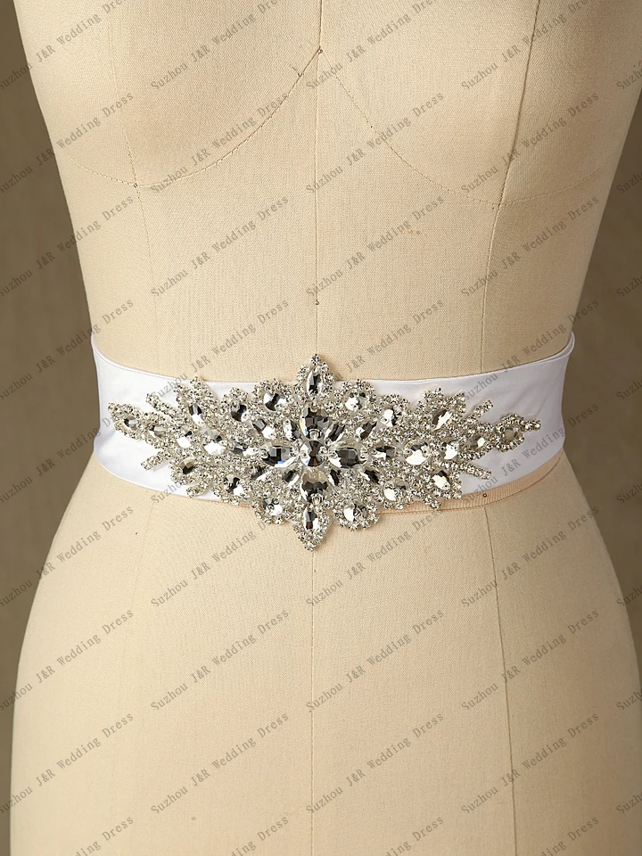 Luxury Shinning Crystal Belt For Wedding Dress Wedding Accessories ...