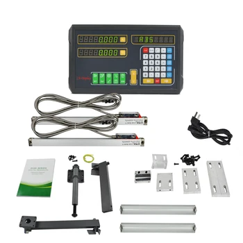 

A Pair of 2 Axis Digital Readout and 2 (0-1500mm 5um) Linear Encoder Measuring Tool System