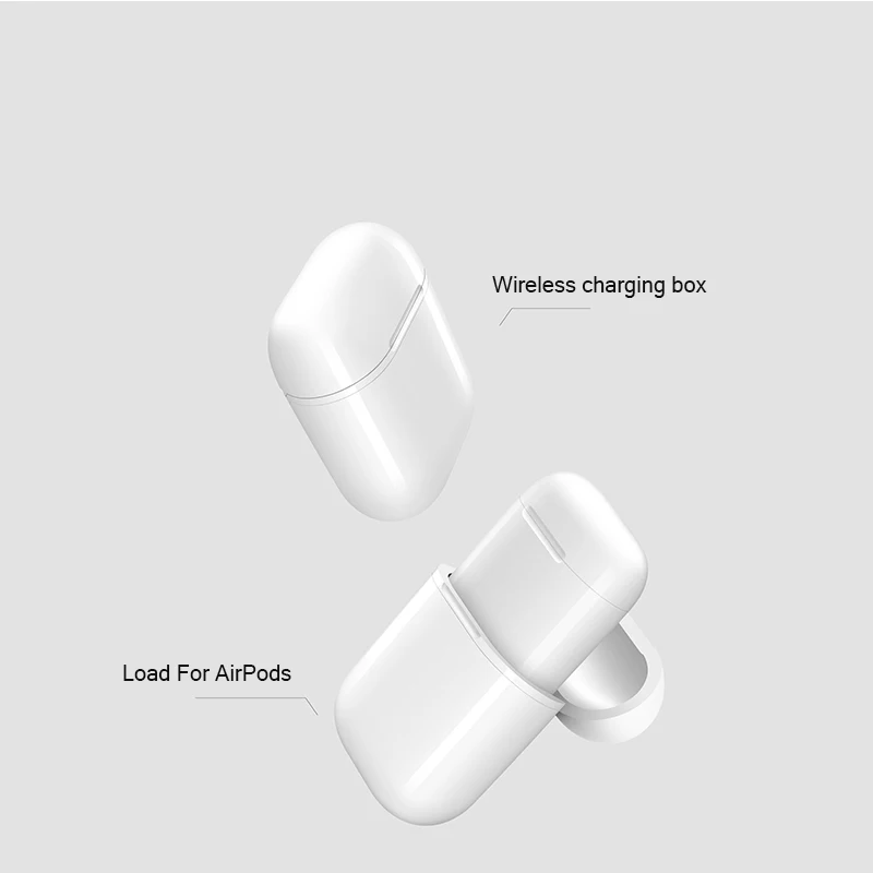 Для Apple защитный чехол для airpods Беспроводная зарядная коробка для iPhone 7 plus для iPhone X 8 plus анти-капля коробка для хранения аксессуары