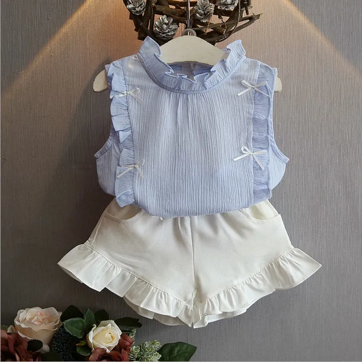 

Baby girls summer clothing sets toddler cotton fashion t-shirt+short pants 2pcs trcaksuits for bebe girls infant cartoon clothes