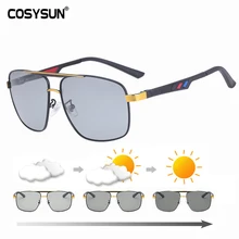 H D поляризационные фотохромные солнцезащитные очки, мужские поляризационные солнцезащитные очки для вождения, рыбалки, мужские водительские очки Oculos gafas de sol