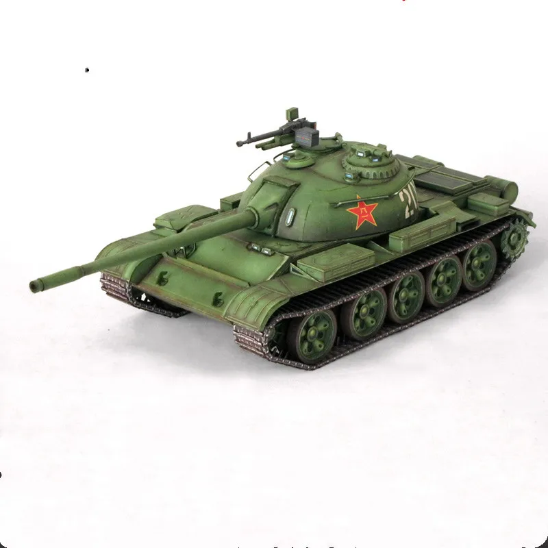

Paper China Tank Type 59 Model Toys Handmade DIY creative show props tide Collection Military Ornament Gift For Children