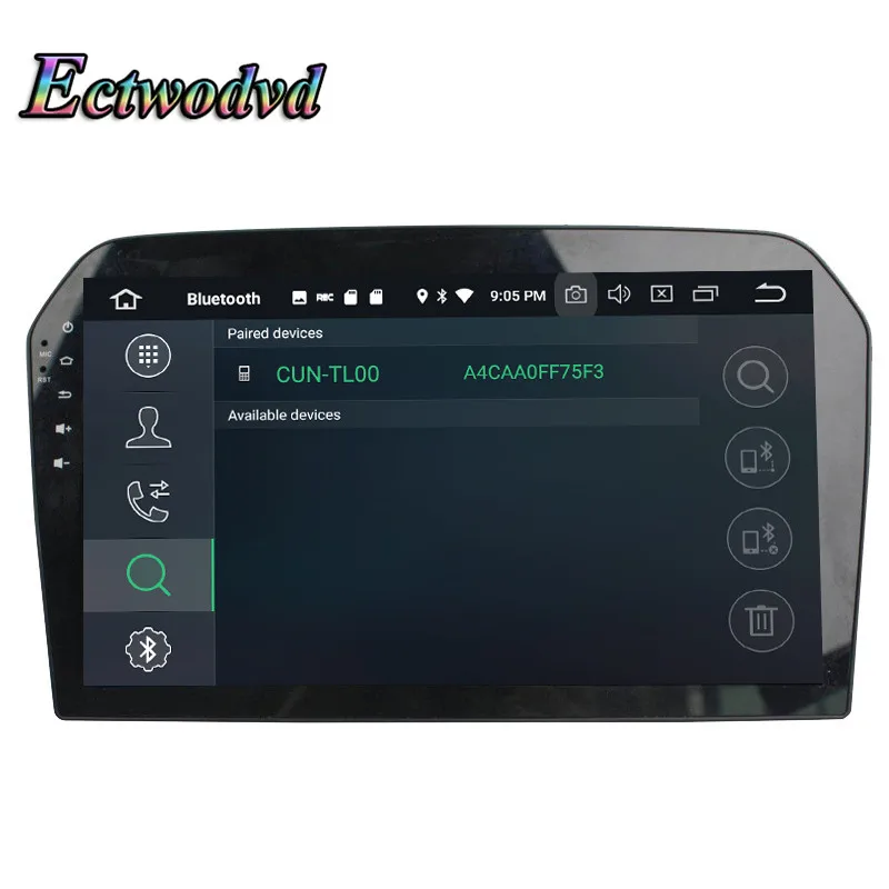 Best Ectwodvd Octa Core 4G RAM 64G ROM Android 9.0 Car Multimedia DVD Player GPS HeadUnit for VW Jetta 2012 2013 2014 2015 10