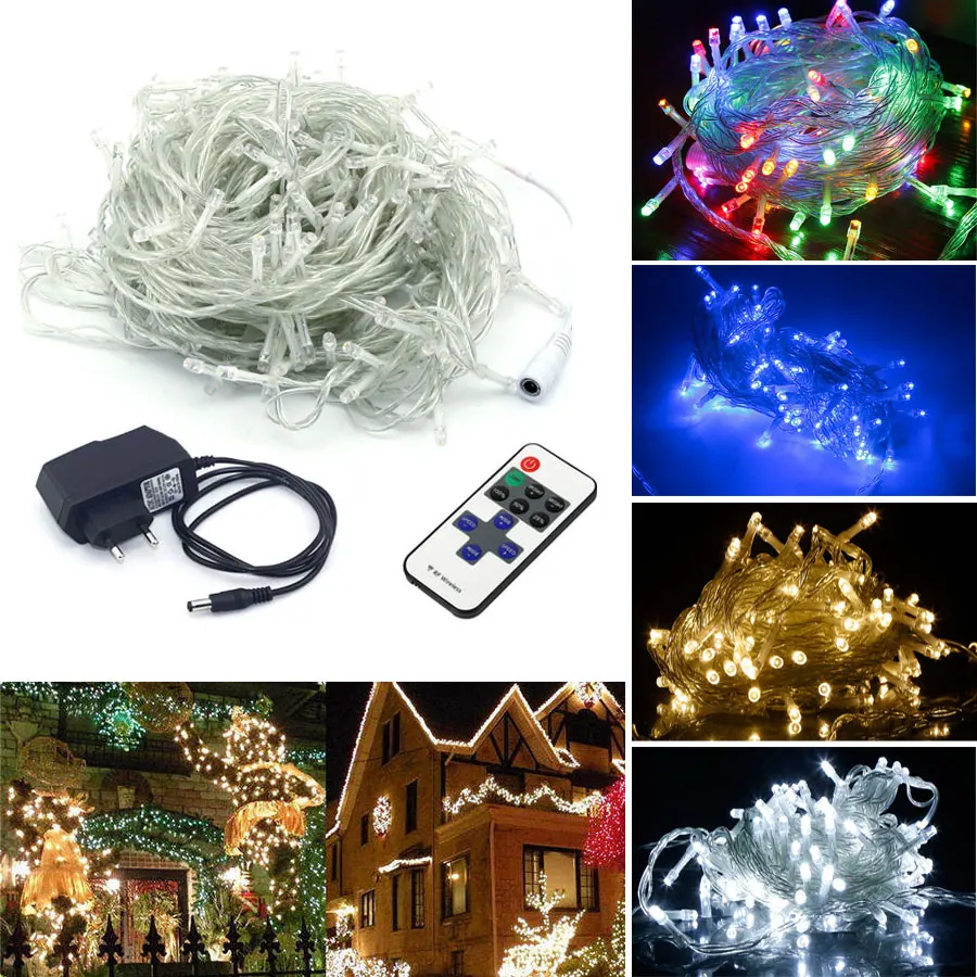 10M 20M LED String Light DC 12V Fairy Lights Christmas Xmas Wedding Party Garden Home Remote Control String Lamp Decor Lighting (23)