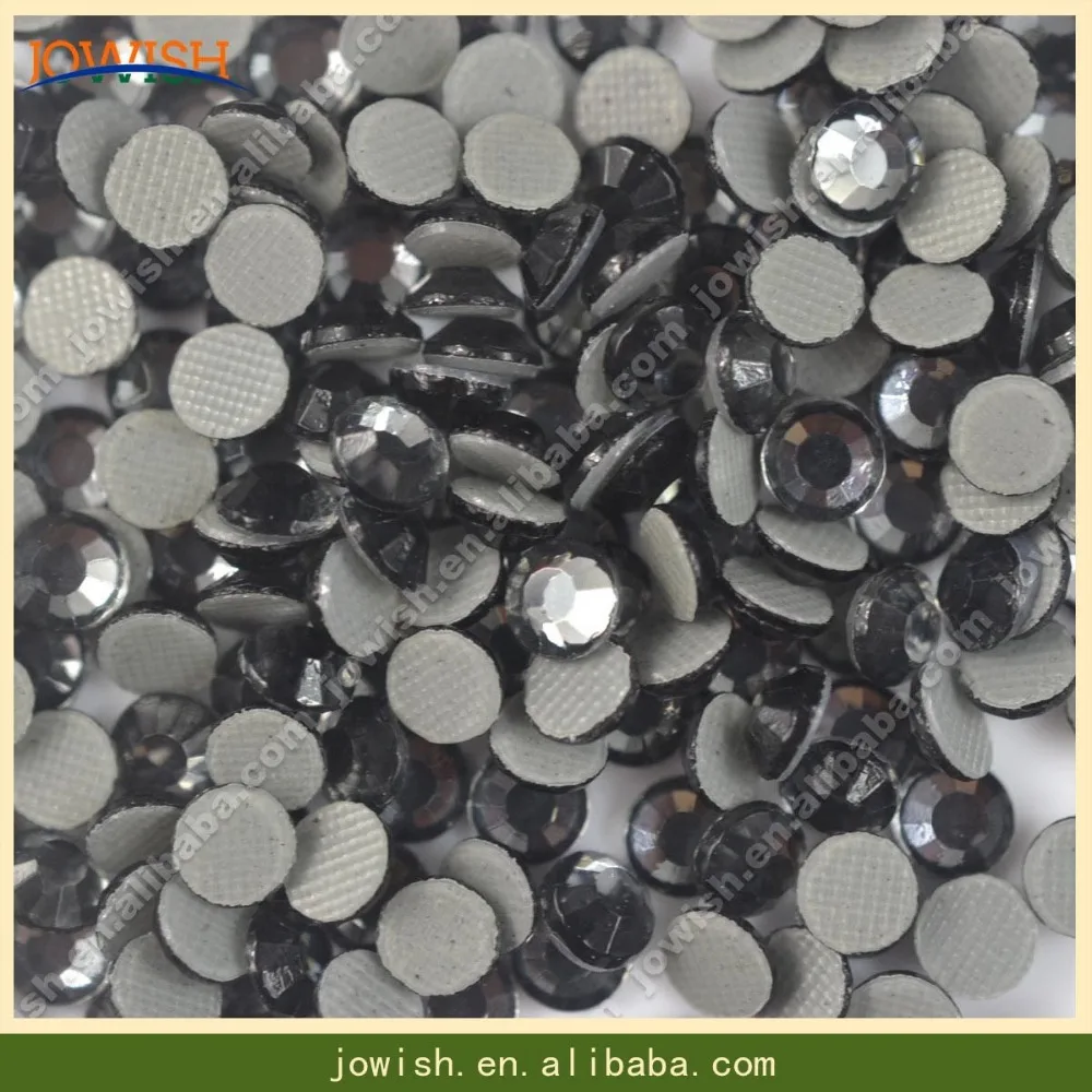 SS16 Lt Black Diamond корейские стразы горячей фиксации 200 брутто Кристаллы с плоской задней стороной стразы горячей фиксации стразы камни "сделай сам"