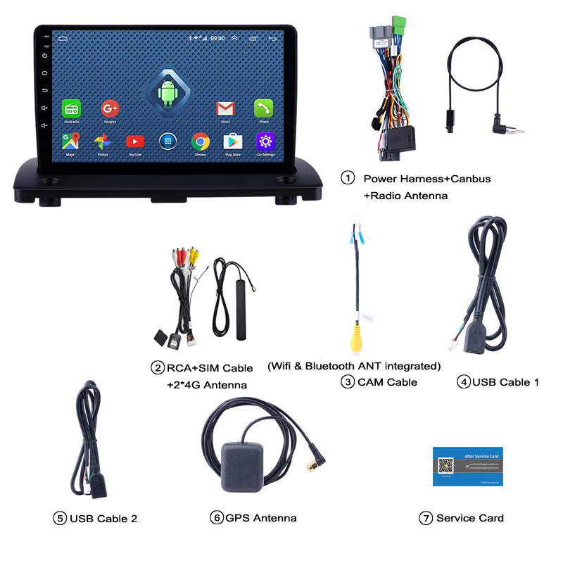 Best 4G Lte All Netcom Android 8.0 Car GPS Navigation for 2004-2014 Volvo XC90 Radio Multimedia Player with Bluetooth 3