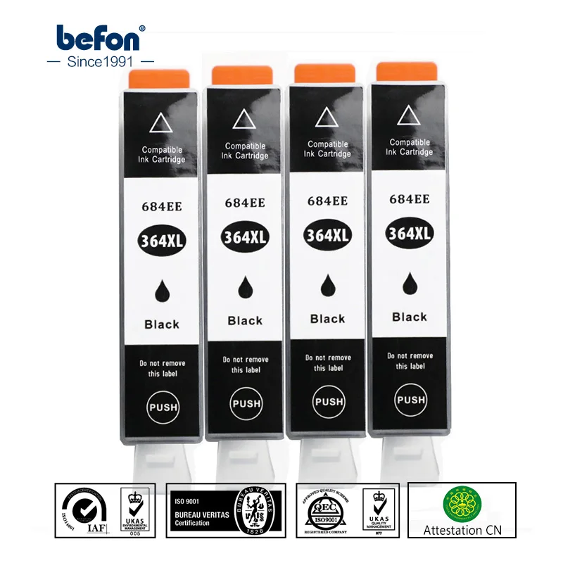 Картридж befon X4 совместимый с 364 сменный картридж для HP 684EE 684 Черный чернильный Deskjet