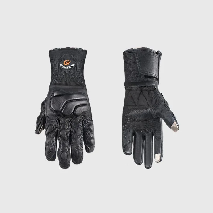

Winter Warm Gloves Motorcycle Cycling Riding Racing Leather Gloves (Size: M/L/XL)