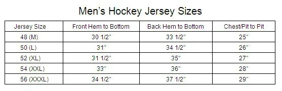 Men NHL size