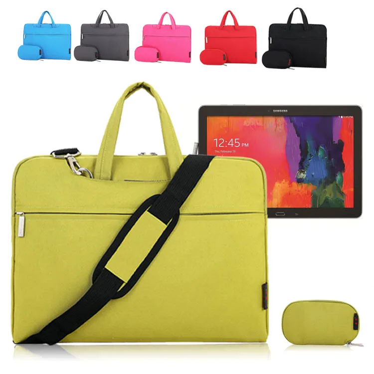 

For Samsung Galaxy Note Tab Pro 12.2 12.2-inch Tablet Shoulder Bag Sleeve Carrying Case Briefcase w/ Handle & Accessories Pouch