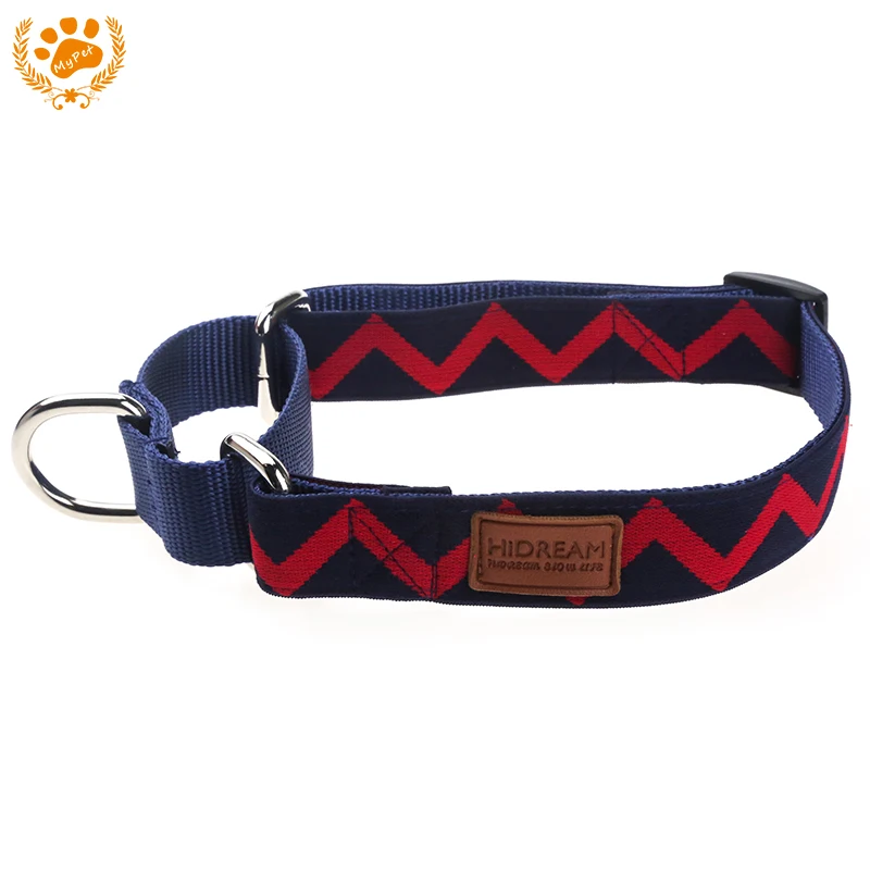 Nylon Rainbow Dog Collars For Big Dogs Outdoor Tactical Training Led