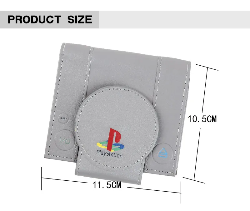 Игровая консоль кошелек "PlayStation" Ретро и супер крутые мужские кошельки кожаный кошелек Би-фолд