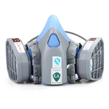 Haute Qualité filtre à charbon masque Silicone multifonction respirateur masque à gaz de pulvérisation de peinture pesticides de sécurité industrielle protéger masque