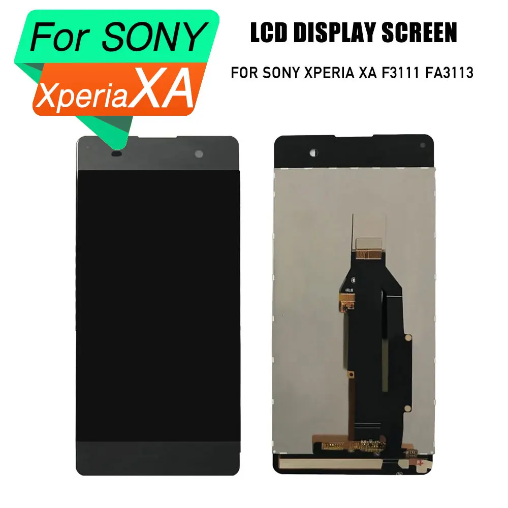 

Replacements LCD screen for Sony Xperia XA display screen for Sony xperia xa lcd F3111 F3113 F3115 with free tools kit sets