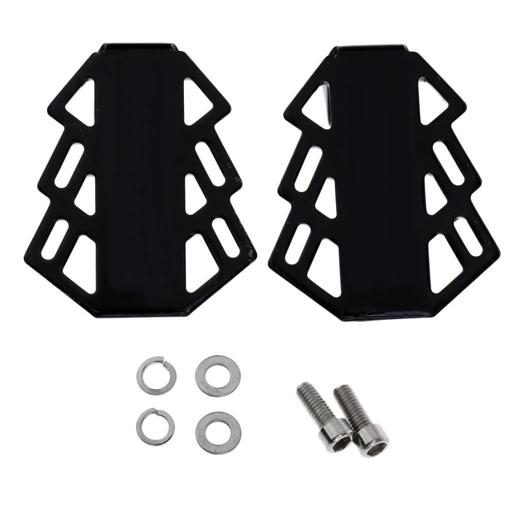 Steel Bike Rear Seat Pedals Footrests Set for Mountain Road Bike