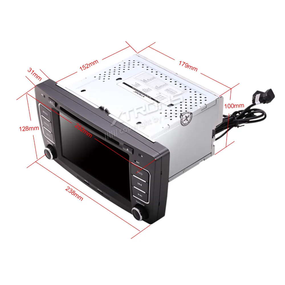 Discount XTRONS 7 inch  Touch Screen Car DVD Player 2 din CANbus GPS Navigation For Skoda octavia 2009 2010 2011 2012 2013/Yeti 2008-2014 3