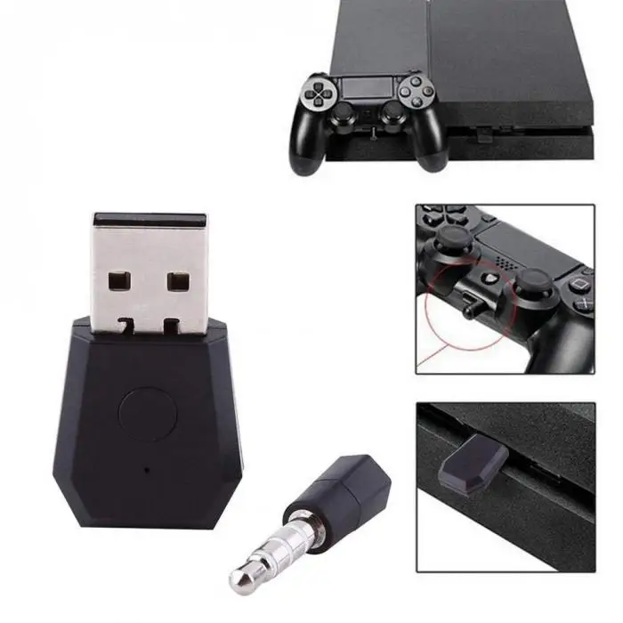 Беспроводной Мини Bluetooth адаптер USB Dongle Bluetooth гарнитура для PS4 QJY99