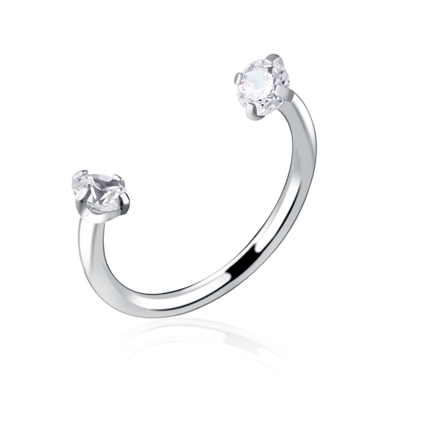 Steel Earring Internal Piercing Septo Nose Lip Eyebrow Ear Septum Cartilage Helix Captive Hoop Rings Piercing Jewelry