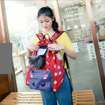 

DannyKarl New 2019 Fashion Explosion Pet Out Backpacks Portable Cat Bags 6 Colors Can Choose