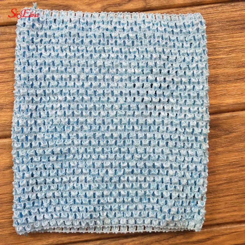 20  23cm Crochet tube top tutu top headband girl skirt tutu tulle rolls tops wedding decoration 6ZSH939 (45)