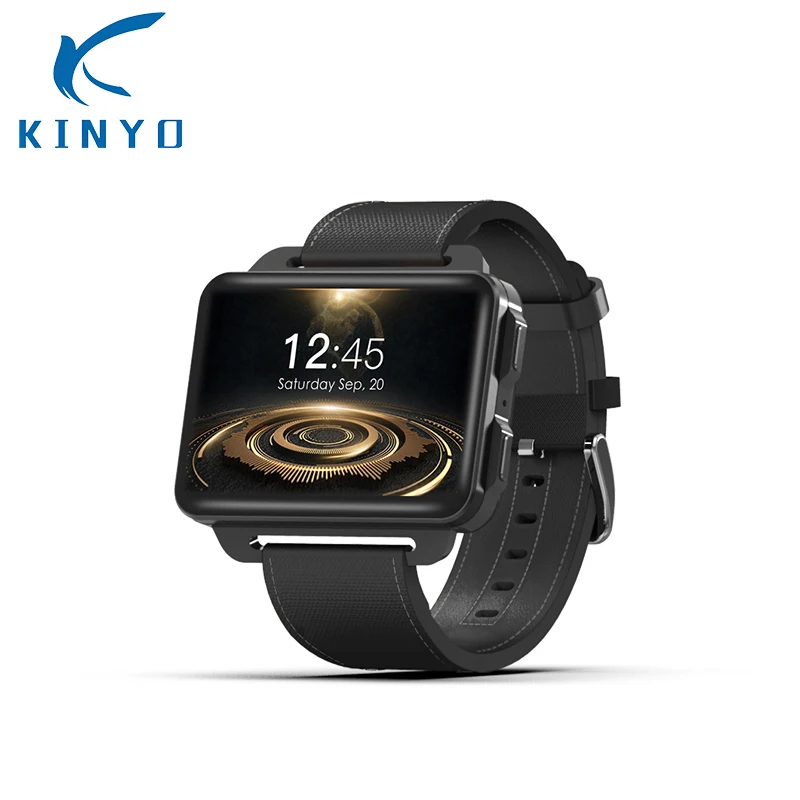 Kinyo новые умные часы MTK6580 Android 5,1 Smartwatch 2,2 дюймов Экран 1200 мА/ч, Батарея 1 Гб+ 16 ГБ, Wi-Fi, 3g Интернет наручные часы