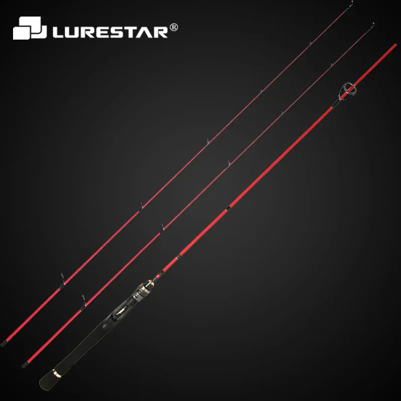

Lurestar 1.8m Lure Fishing Rod Medium Fast Action UL/L Tips Carbon Spinning Rod Jigging Fishing rod 2 sections Fishing Tackle