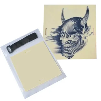 

10 Sheet Blank Tattoo Practice Skin Double Sides Microblading Practices for Tattoo Machine Supplies MH88