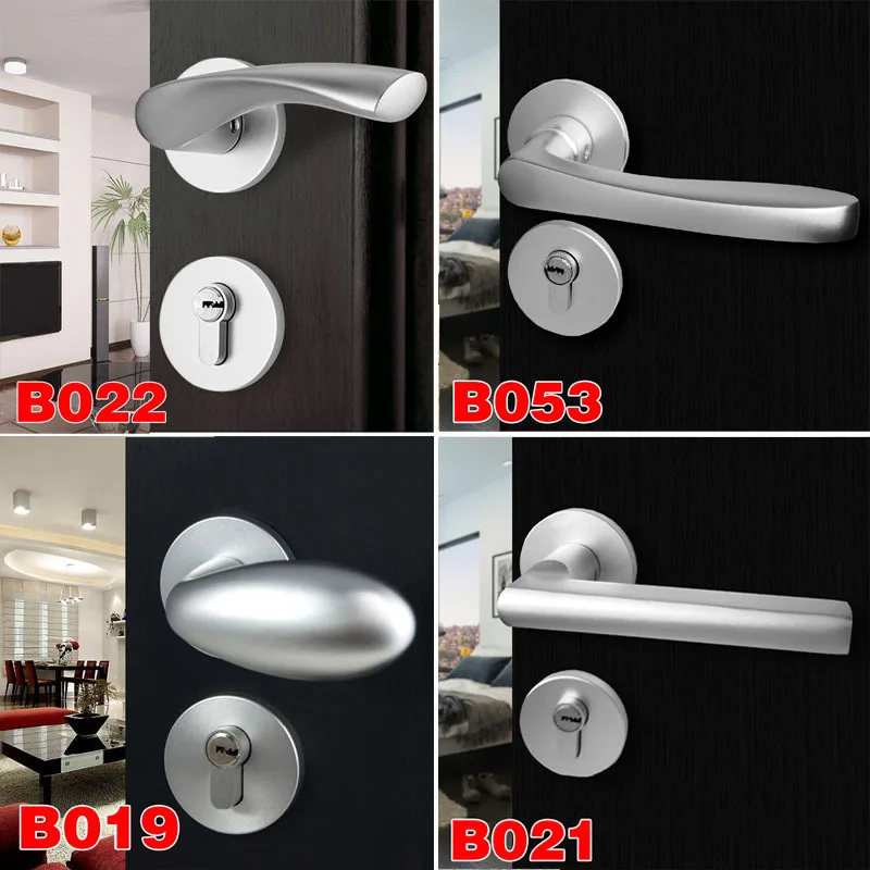 

2018 Cadeado Fechadura Digital Ya Bai Door Lock Indoor Bedroom Handle Housing Wooden Home Quiet, Simple European Style Nordic