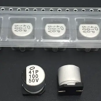

100pcs 100uF 50V NICHICON UR series 10x10mm 50V100uF Chip type SMD Aluminum Electrolytic Capacitor