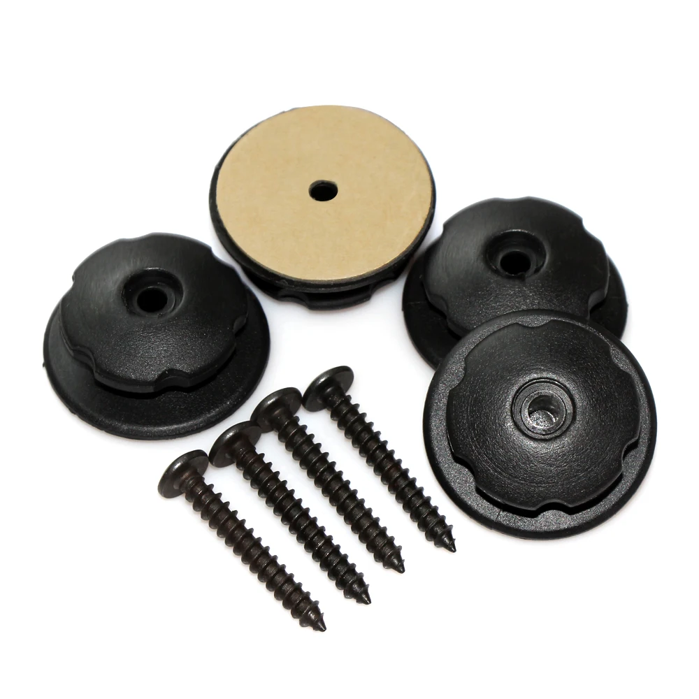 

4 Pcs Universal Car Rear Trunk Envelope Cargo Net Tie Down Hook Ring Loop Hanging