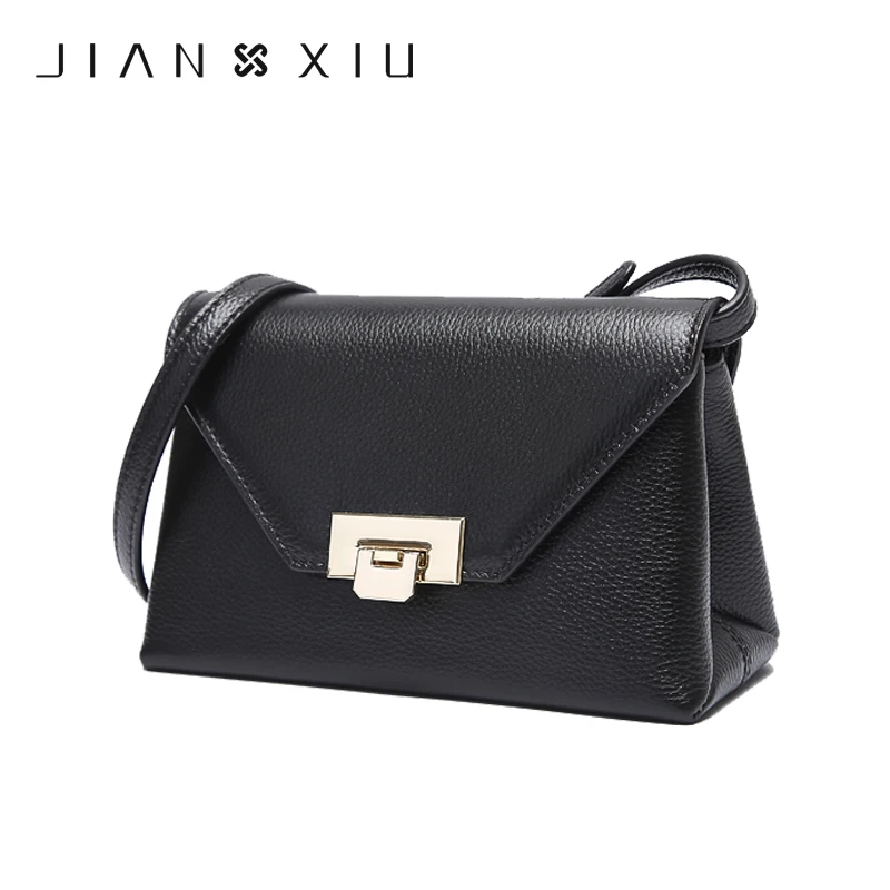 

JIANXIU Envelope Small Crossbody Bags for Women 2017 Genuine Leather Luxury Handbags Women Bags Designer Clutch Bag Handbag W655