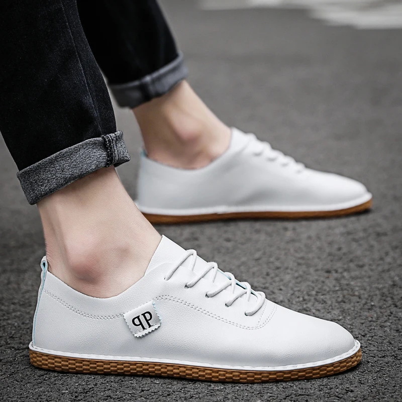 

Sports driving shoes men's flat non-slip casual shoes Italian flat shoes 2019 Korean version of men's pea soft shoes