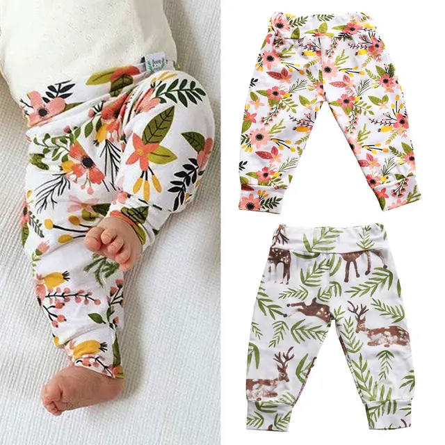 Adorable Baby Leggings Casual Infant Baby Boys Girls Cotton Harem Pants