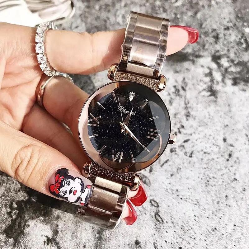 Beste Nieuwe merk Mode Vrouwen Horloges Hoge Kwaliteit Volledige Crystal Vrouwen Rhinestone Horloges Rose Gold Vrouw Dame Jurk Horloge Klokken