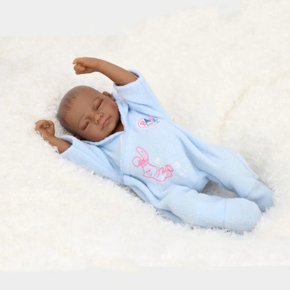 Npkdoll Bebe куклы Reborn с мягкой силиконовый корпус черный кожи Новорожденные дешевле