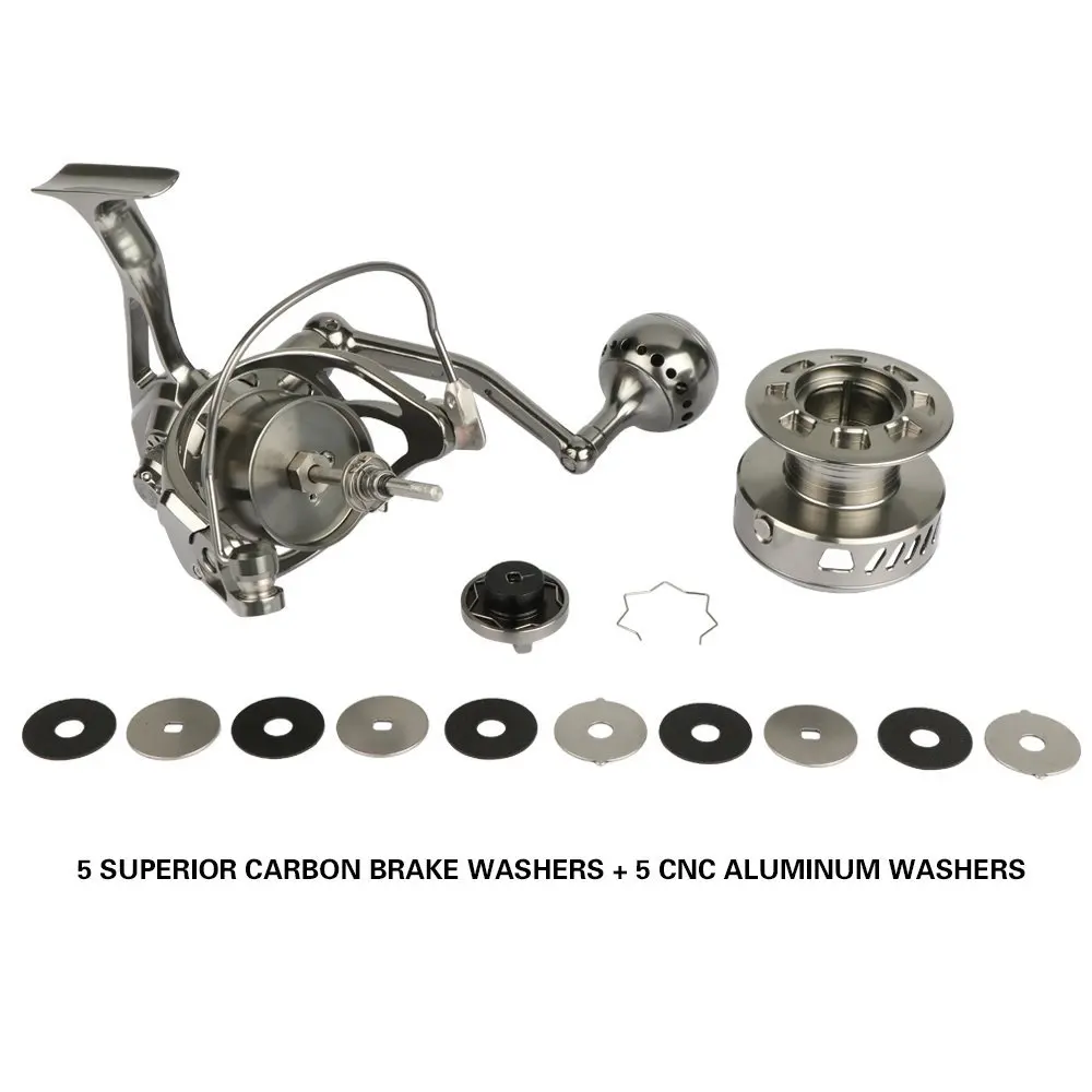 US $172.20 Goture IICast Spinning Fishing Reel 100 Full Metal CNC Machined Saltwater Freshwater Long Casting Fishing Wheel for Big Game